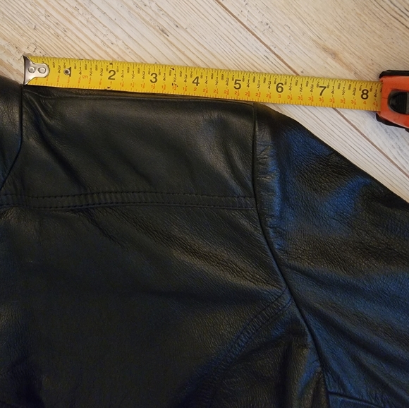 Wilsons Leather Vintage Classic Blazer Style Jacket - Picture 15 of 16